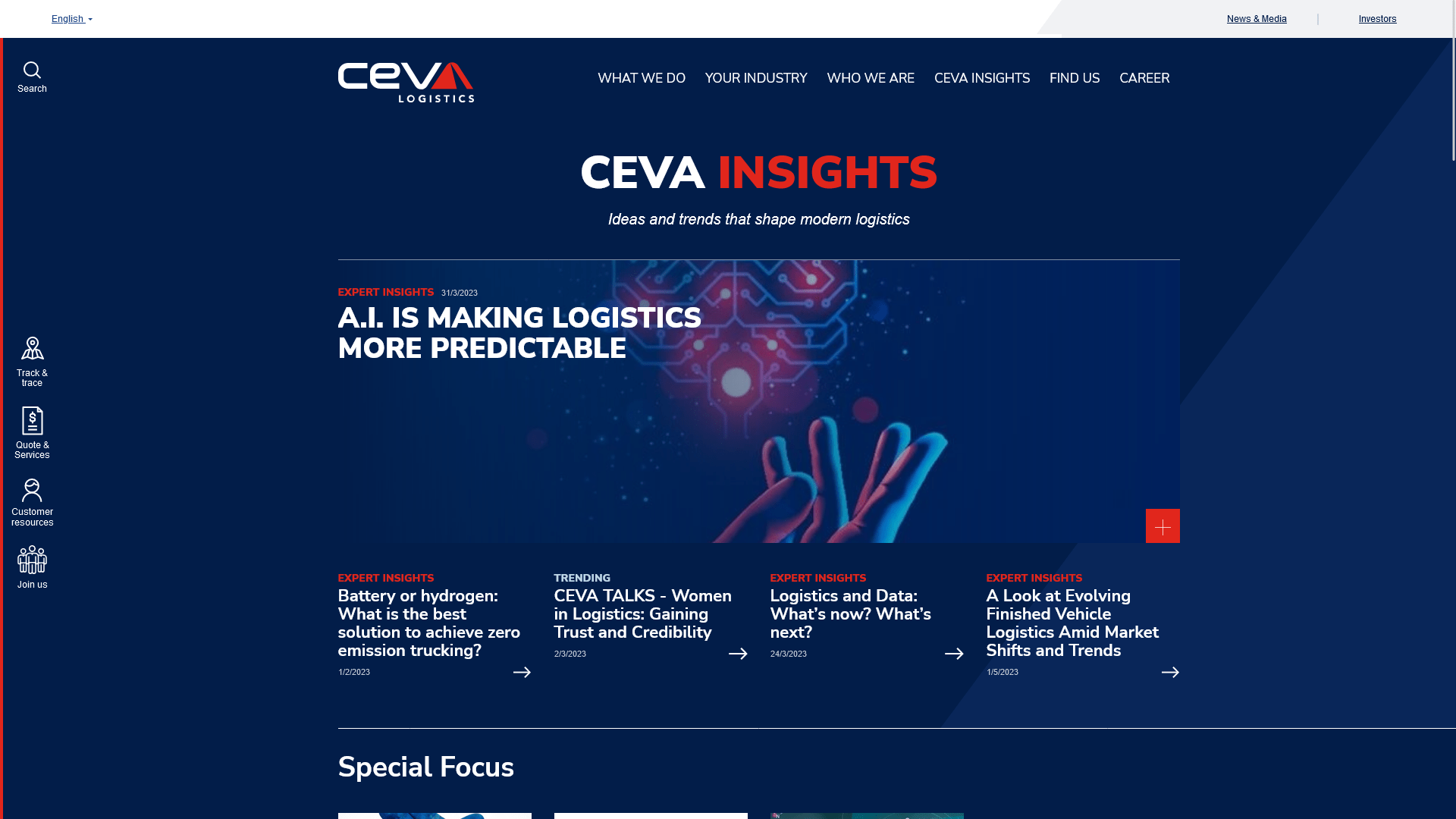 Page Ceva Insights